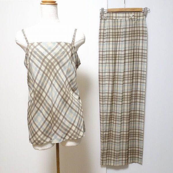 チェックが可愛い ジュンアシダのセットアップを買取しました