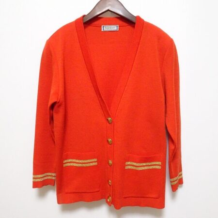 オレンジの明るさに元気が出る イヴサンローランのカーディガンを買取しました