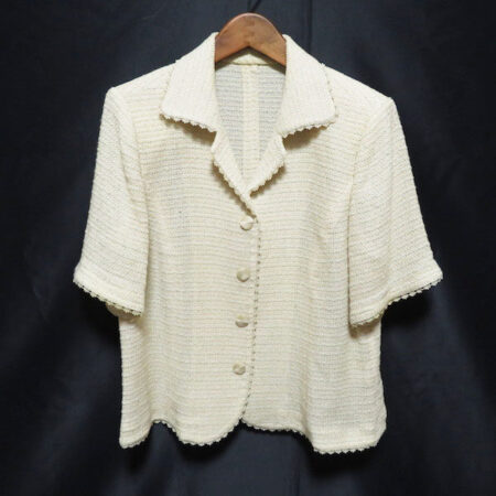 レリアンの半袖ジャケットを買取しました｜ツイード調