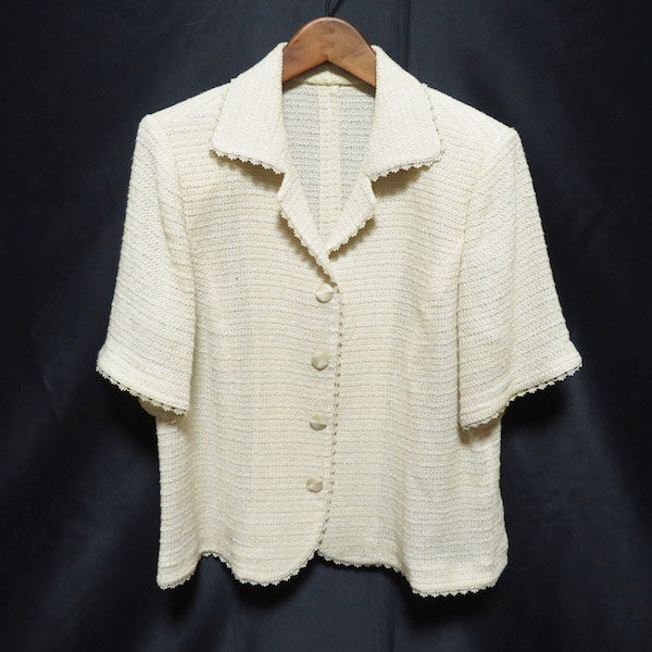 レリアンの半袖ジャケットを買取しました|ツイード調