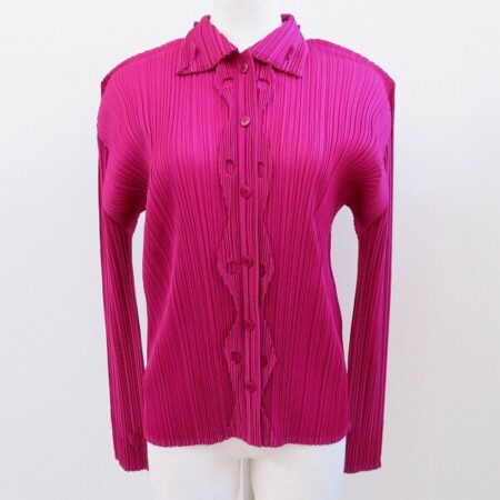 目覚めさせてくれる色合いが見事 プリーツプリーズのシャツを買取しました