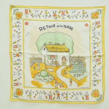 柔らかく可愛い エルメスのスカーフを買取しました