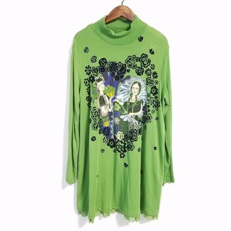 鮮やかなグリーンに呼ばれそう トクコのチュニックを買取しました