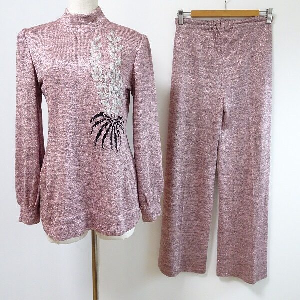 愛らしいピンクに癒される 斉藤都世子のセットアップを買取しました