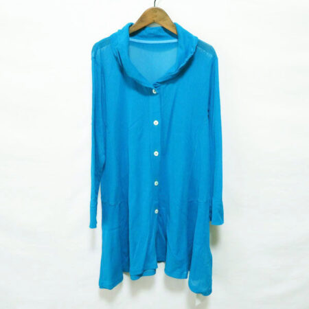 明るいブルーに勇気づけられる センソユニコのカーディガンを買取しました