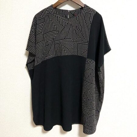 ゆったりラフな和柄がお洒落！詩仙堂のドルマンスリーブチュニックを買取しました