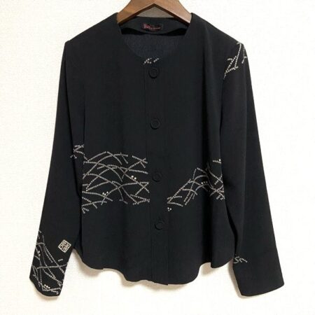 しっとりレトロモダンに決まる！詩仙堂のノーカラーシャツを買取しました