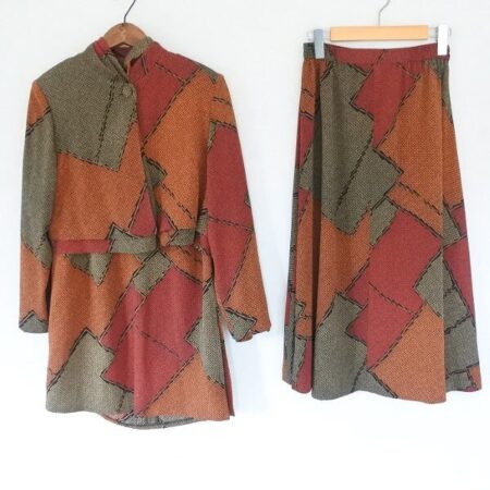 豪華な柄に元気を貰える 詩仙堂のセットアップを買取しました