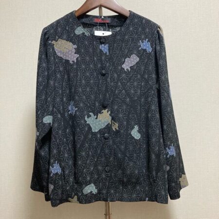 動物柄の楽しさ広がる 詩仙堂のブラウスを買取しました