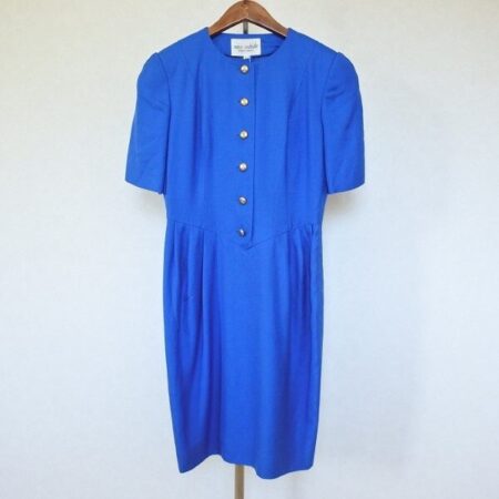 青の鮮やかさが素敵 ミスアシダのワンピースを買取しました