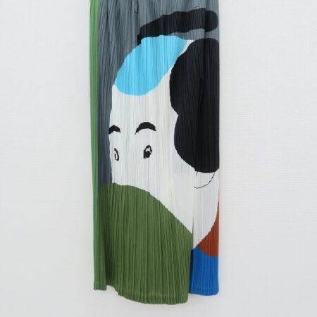 日本の美学を感じる プリーツプリーズ 田中一光 写楽二百年 コラボパンツを買取しました