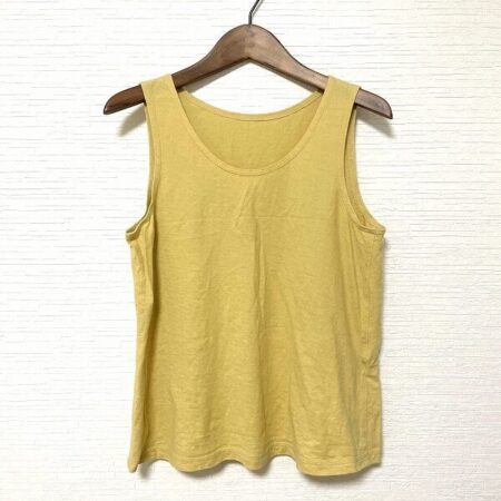 黄色の奥深さが癖になる 麻素材のタンクトップを買取しました｜ヨーガンレール