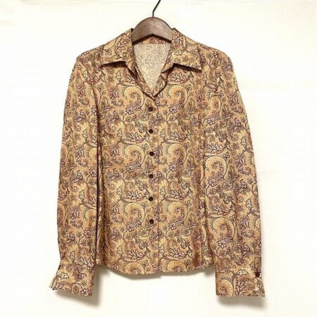 柔らかくシックなペイズリーがいい レリアンのシャツを買取しました