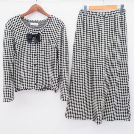 千鳥格子が愛らしい カネコイサオのセットアップを買取しました