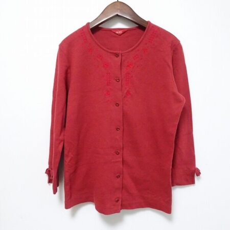 ピンクハウスの赤が綺麗なカーディガンを買取しました