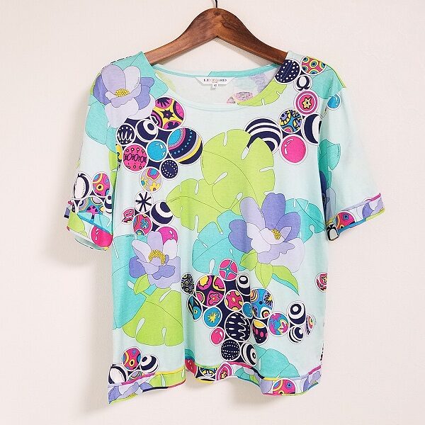 カラフルさにパワーをもらえる レオナールのカットソーを買取しました