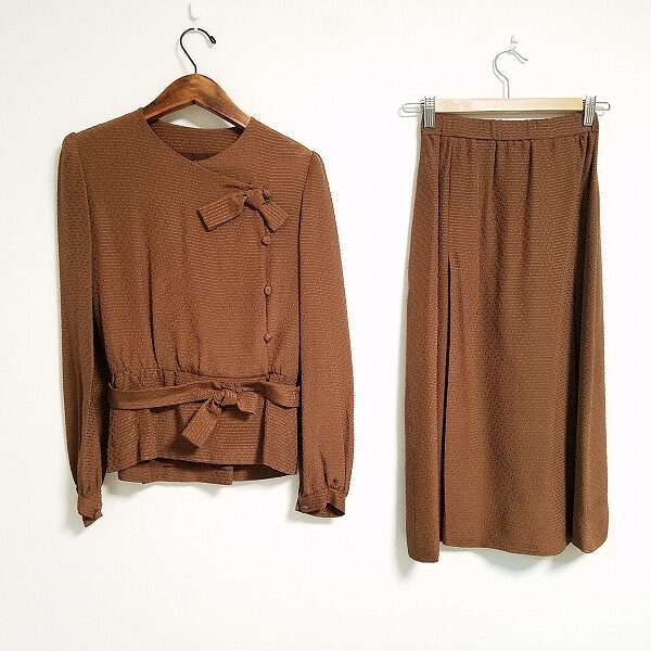 明るい茶色に魅了される ジュンアシダのセットアップを買取しました