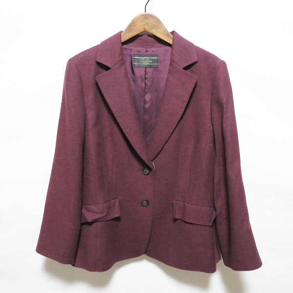 えんじ色の奥ゆかしさがたまらない レリアンのジャケットを買取しました