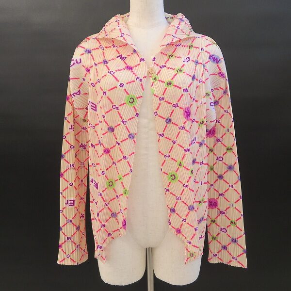 元素記号柄が貴重 プリーツプリーズのカーディガンを買取しました