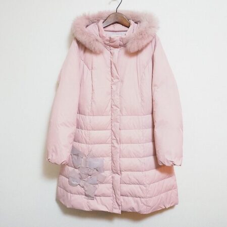 ふわふわピンクが可愛い ローズティアラのダウンコートを買取しました