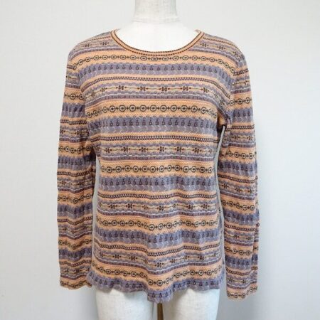 マルチな柄が爽やか レリアンのカットソーを買取しました