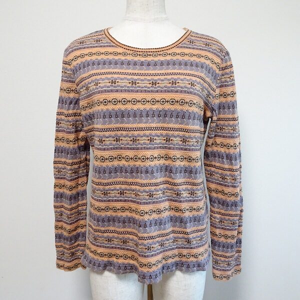 マルチな柄が爽やか レリアンのカットソーを買取しました