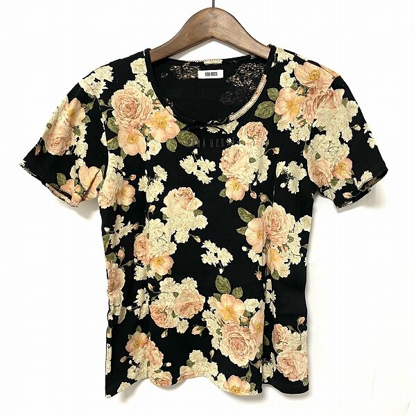 バラ柄のインパクトがいい ピンクハウスのカットソーを買取しました